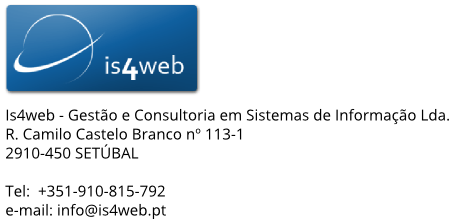 is4web, Gest�o e Consultoria em Sistemas de Informa��o